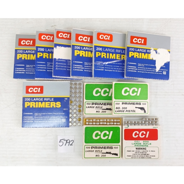 PRIMERS: 1100X CCI LARGE RIFLE PRIMERS