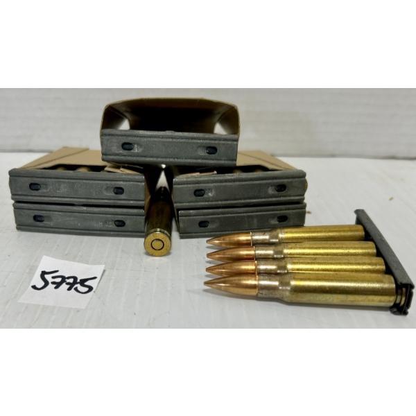 AMMO: 60X 7.62X51 MM NATO FMJ - ON CLIPS