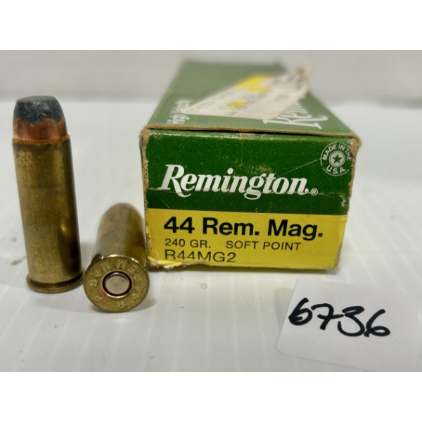 AMMO: 20X REMINGTON .44 REM MAG - 240 GR SP