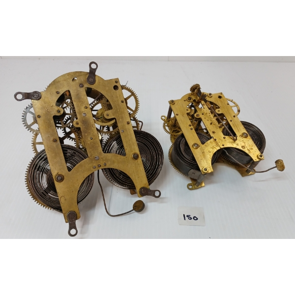 LOT OF 2 - ANSONIA CLOCK CO. MOVEMENTS