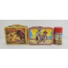 Image 3 : LOT OF 3 - WILD BILL HICKOK THERMOS, DANIEL BOONE & LONE RANGER LUNCH BOXES