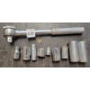 Image 1 : JOB LOT - SOCKET BITS & RATCHET - INCL IMPERIAL