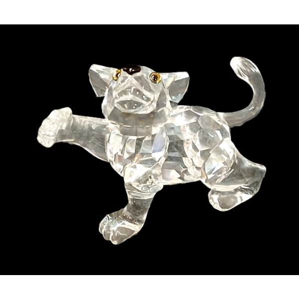  SWAROVSKI LION CUB CRYSTAL FIGURINE