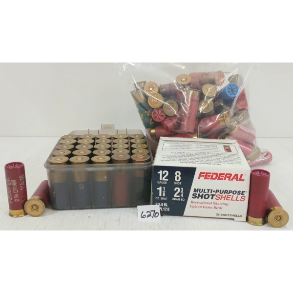 AMMO: 126X FEDERAL/REMINGTON 12GA 2 3/4IN 