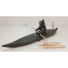 Image 7 : KAYAKER BY SIMEONIE UPPIK (PRS CDN ARTIST) - SINEW, STONE & WOOD