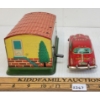 Image 4 : NO. 110 TIN FRICTION FIRE CHIEF CAR W/ FIRE DEPT GARAGE