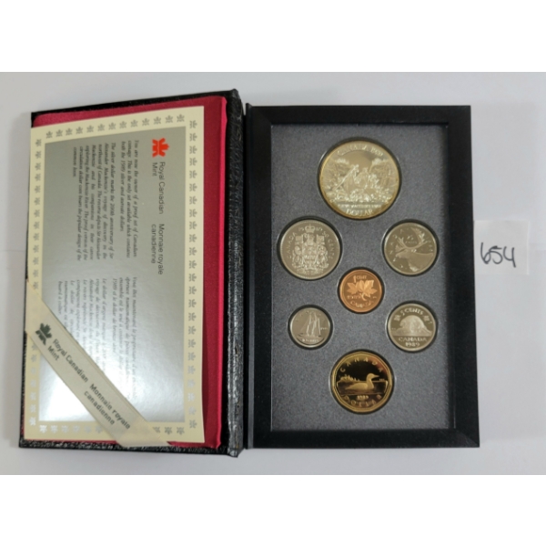 1989 RCM DOUBLE DOLLAR PROOF SET