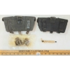 Image 2 : LOT OF 5 - WWII GERMAN MAUSER K98 AMMO POUCHES, OIL BOTTLES & BORE SNAKE