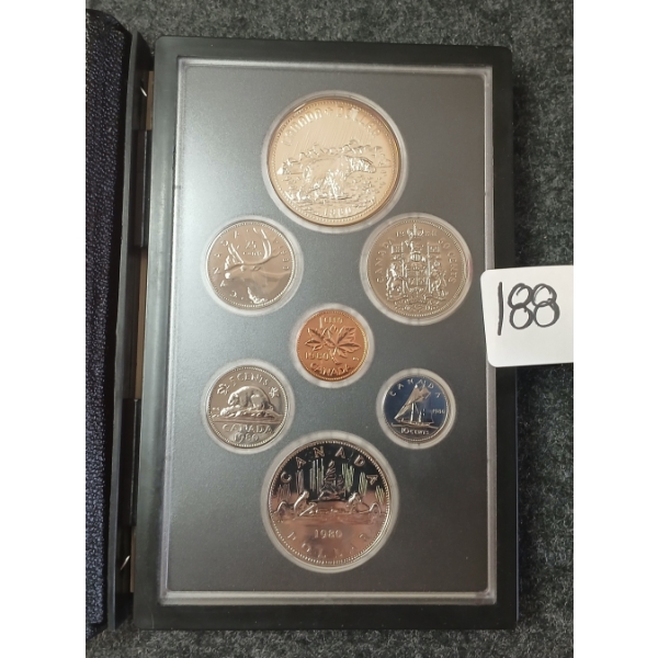 1980 RCM DOUBLE DOLLAR PROOF SET