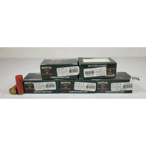 AMMO: 50X WINCHESTER BISMUTH NO-TOX 12GA - 2 1/2IN - #6 SHOT 