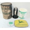 Image 4 : JOB LOT - JOHN DEERE SST PARKING SIGN, PARTS, MUG, OILER, BLUE LACQUER, ETC