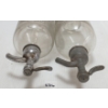 Image 5 : LOT OF 2 - PARKER BRO & CAPRONI BROS - CLEAR ACID-ETCHED - SELTZER BOTTLES