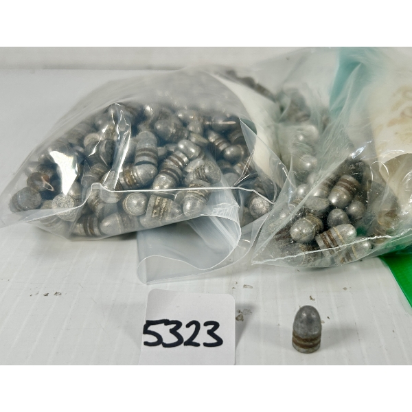 BULLETS: APPROX 325X .312 IN 125 GR CAST FOR .32 CAL REVOLVERS