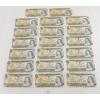 LOT OF 20 - 1973 CDN $1 BANKNOTES