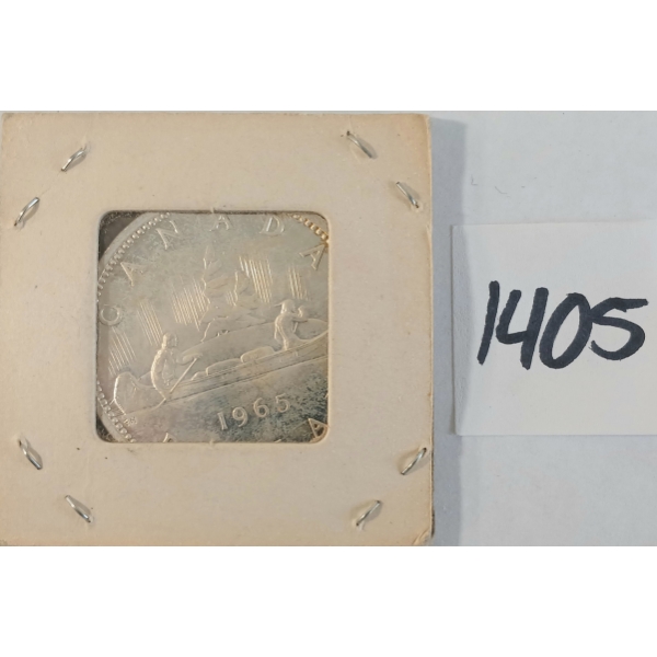1965 CDN SILVER DOLLAR