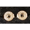 Image 4 : PAIR OF STERLING & PINK CZ HALO STUD EARRINGS