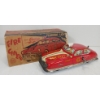 Image 1 : MARK TOYS LITHO TIN BATTERY OP FRICTION CAR - FIRE DEPT. CHIEF 