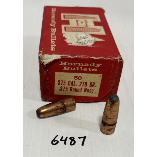 BULLETS: 50 X HORNADY .375 CAL - 270 GR