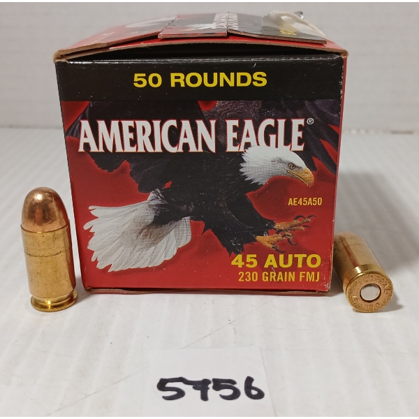 AMMO: APPROX 50X FEDERAL .45 AUTO - 230GR - FMJ
