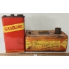 Image 3 : LOT OF 2 - GASOLINE & "NEVER TIP" 1 & 2GAL CANS