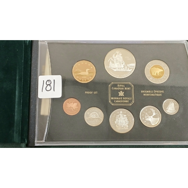 1999 RCM PROOF SET - 225TH ANNIVERSARY SIGHTING OF QUEEN CHARLOTTE ISLANDS
