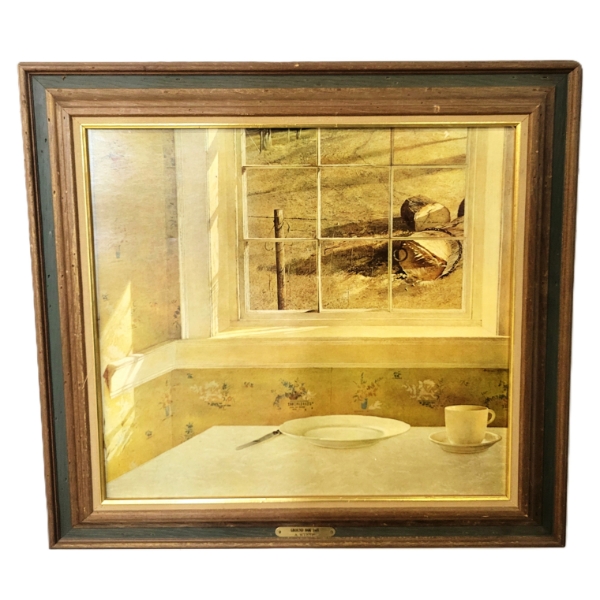  GROUND HOG DAY  BY ANDREW WYETH (1917 - 2009) - FRAMED PRINT