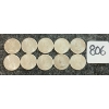 Image 2 : LOT OF 10 - 1962 CDN 10 CENT COINS