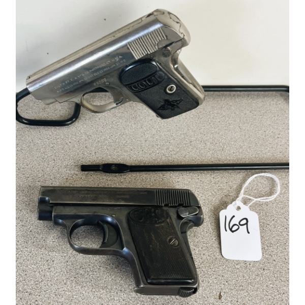 LOT OF 2 - PROHIB PISTOLS IN .32 CAL 