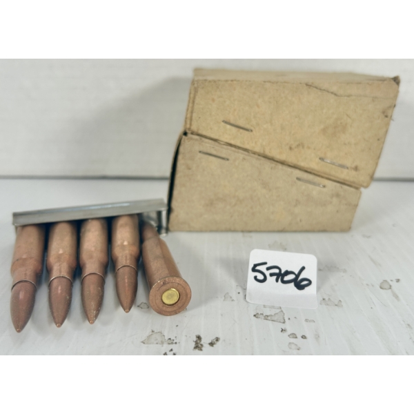 AMMO: 30X 7.62X54 R - MILITARY FMJ