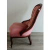 Image 5 : SUEDE BUTTON BACKED GRANDMOTHER CHAIR
