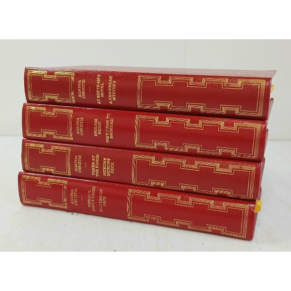 LOT OF 4 - AGATHA CHRISTIE COLLECTED WORKS - INCL "ENDLESS NIGHT" "TAKEN AT THE FLOOD", ETC