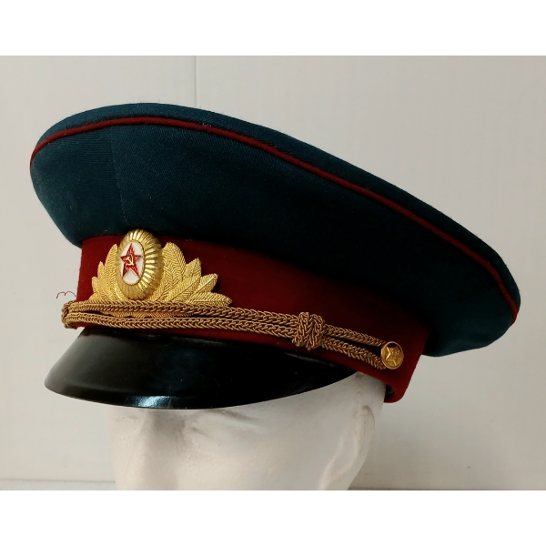 SOVIET RUSSIAN OFFICER'S VISOR CAP