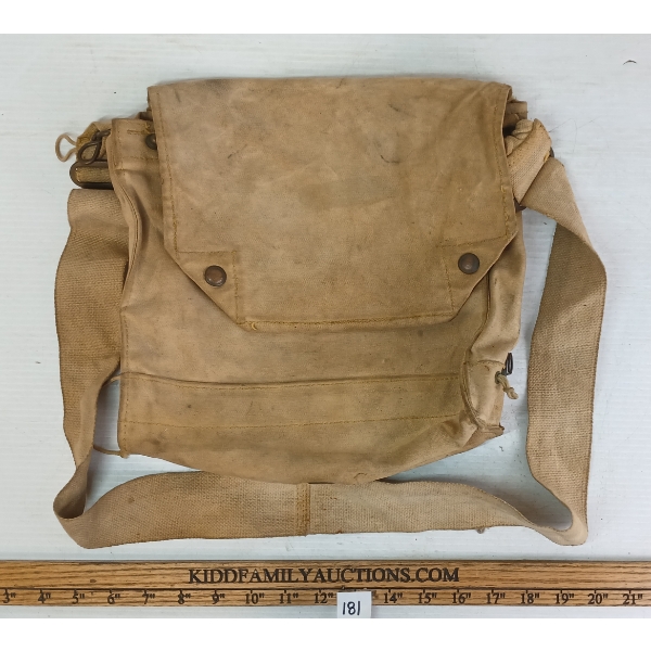 1941 CDN WOODS MK VII RESPIRATOR BAG