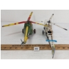 Image 5 : LOT OF 2 - TIN FRICTION & WIND UP ARMY & HIGHWAY PATROL HELICOPTERS
