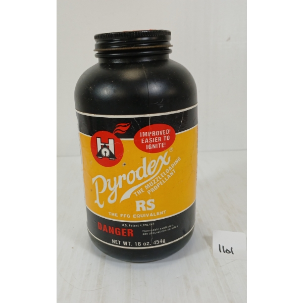 POWDER: HODGDON PYRODEX RS / FFG MUZZLEOADING PROPELLANT - 1LB