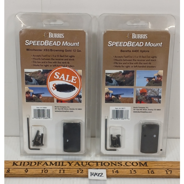 LOT OF 2 - BURRIS SPEEDBEAD MOUNTS