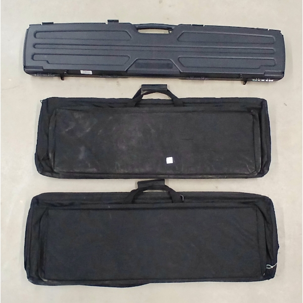 LOT OF 3 - HARD & SOFT LONG GUN CASES