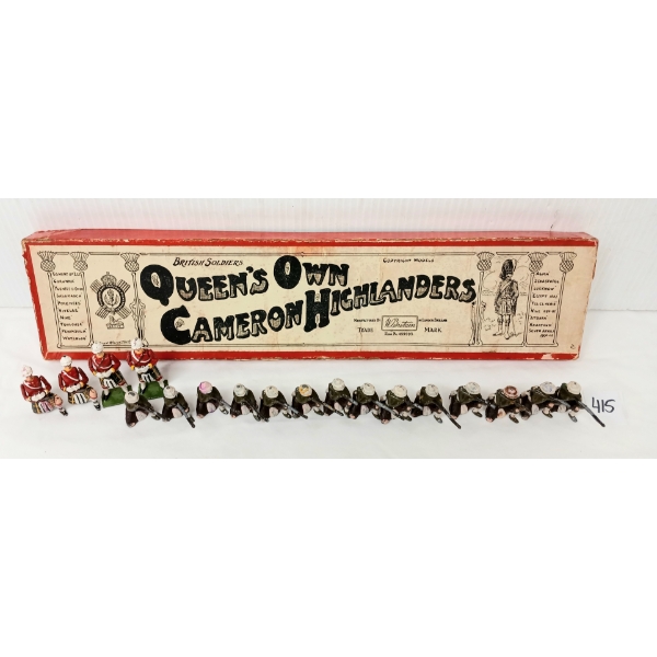 BRITAINS SOLDIERS LEAD FIGURES - NO. 114 QUEEN'S OWN CAMERON HIGHLANDERS