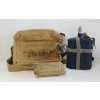 Image 2 : LOT OF 3 - WWII CDN OFFICER SACHEL, RCAF CANTEEN & FIELD DRESSINGS