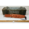 Image 4 : AL MAR 25TH ANNIVERSARY SPECIAL FORCES GREEN BERET KNIFE W/ SHEATH