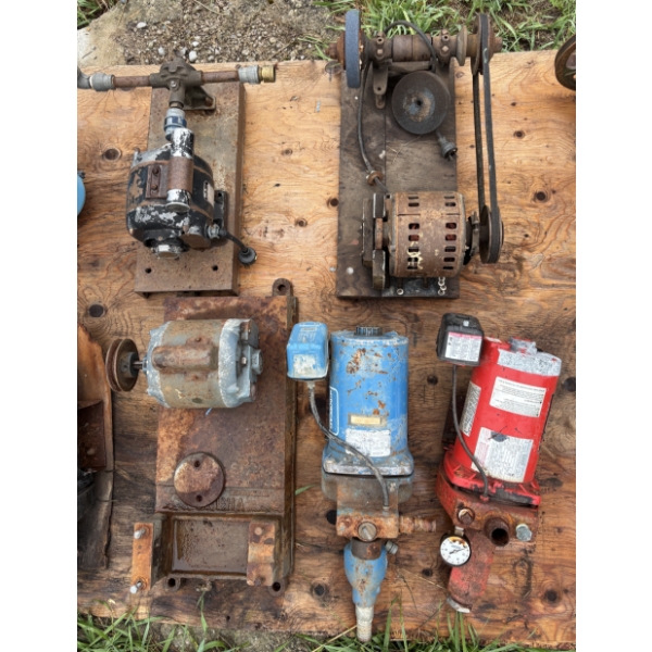 JOB LOT - PUMPS & MOTORS - UNTESTED