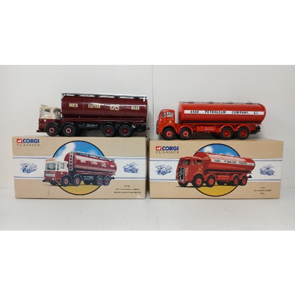 LOT OF 2 - CORGI DIECAST ESSO & NORTHEASTERN GAS BOARD TANKERS
