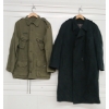 Image 1 : LOT OF 2 - WOMEN'S MILITARY OVERCOAT & MEN'S CAMO SHIRT