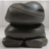 Image 7 : "MY SON'S FIRST STEPS" BY SILAS KAYAKJUAK(1956 - 2024) - STONE