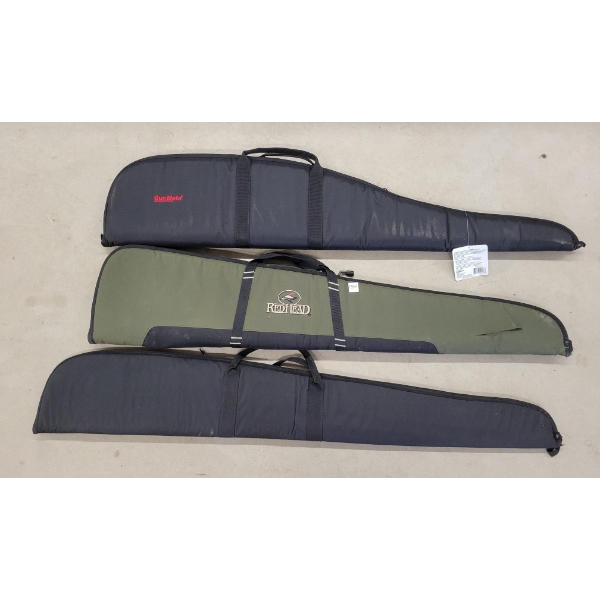 LOT OF 3 - SOFT LONG GUN CASES - INCL GUNMATE & REDHEAD