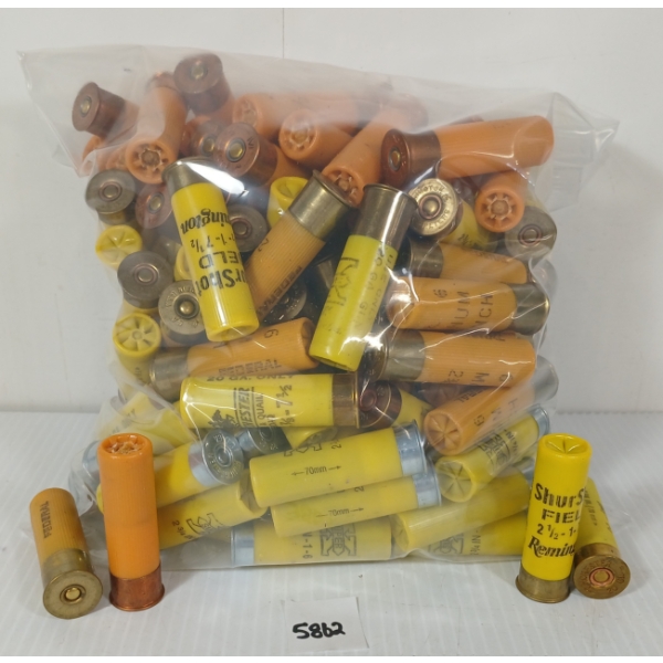AMMO: 125X MIXED 20GA - 2 3/4IN - #6 & 7 1/2 SHOT