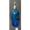 Image 4 : LIBERTY BELL BOTTLING CO. - COBALT ACID-ETCHED - 26OZ SELTZER BOTTLE