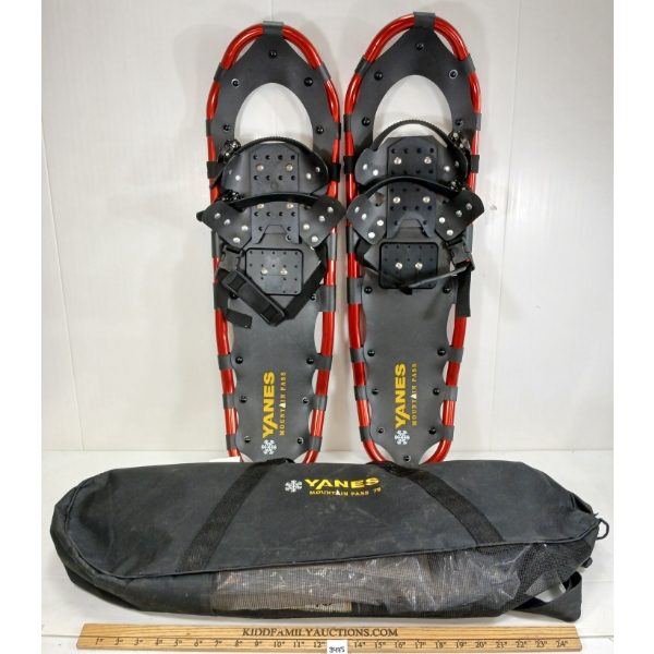 PAIR OF YANES ALUM SNOW SHOES W/ CASE