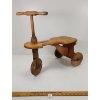 KIDDIE KAR RIDE-ON WOODEN TRICYCLE