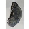 Image 8 : HUMAN CARRYING ANIMAL HIDE - SIGNED - STONE & LEATHER